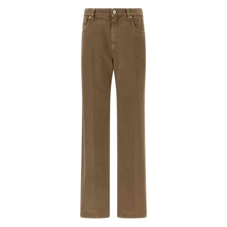 Brunello Cucinelli Garment-dyed Five-pockets Jeans