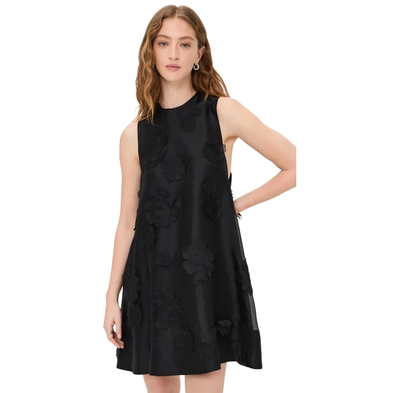 Lee Mathews Mandy Dress Black 1