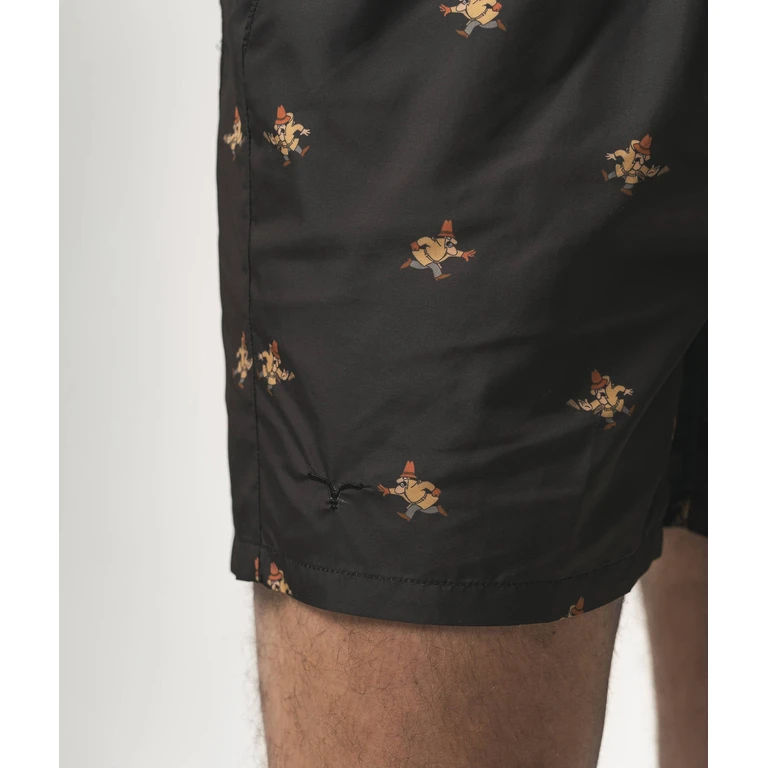 Larusmiani Swimsuit Inspector Clouseau Black Swim Short - Men