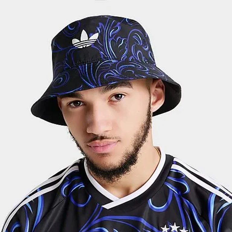 adidas Originals Argentina 2026 Bucket Hat in Black/Lucid Blue/White