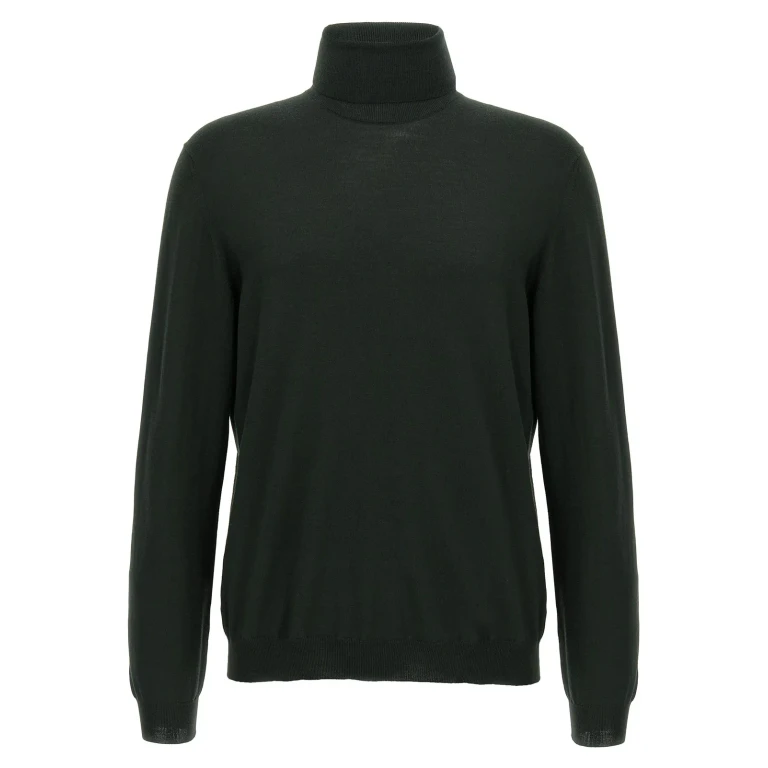 Off-White Wool Turtleneck Sweater