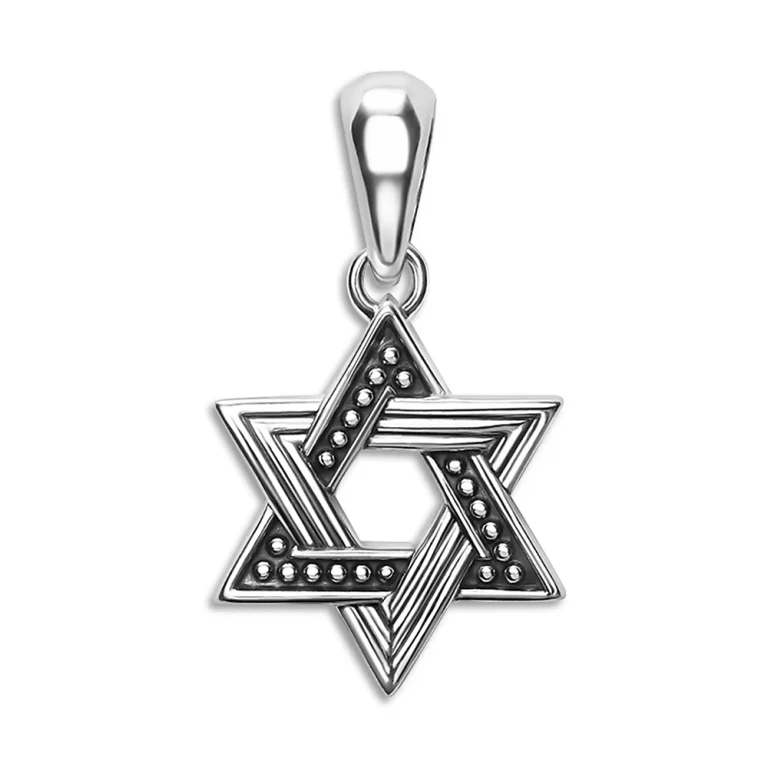 Lagos Men's Sterling Silver Anthem Small Star of David Amulet Pendant