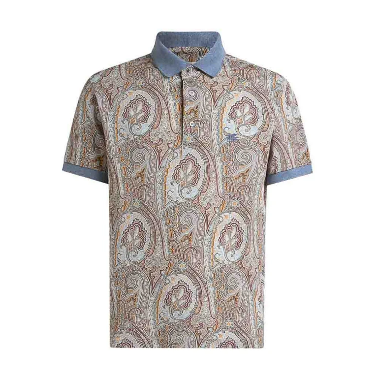 Etro Paisley-print Polo Shirt