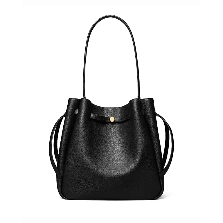 Tory Burch Romy Leather Large Bucket Bag