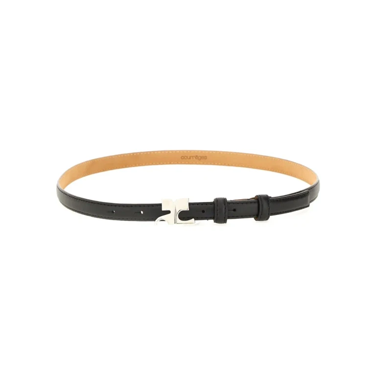 Courrèges Leather ac Belt