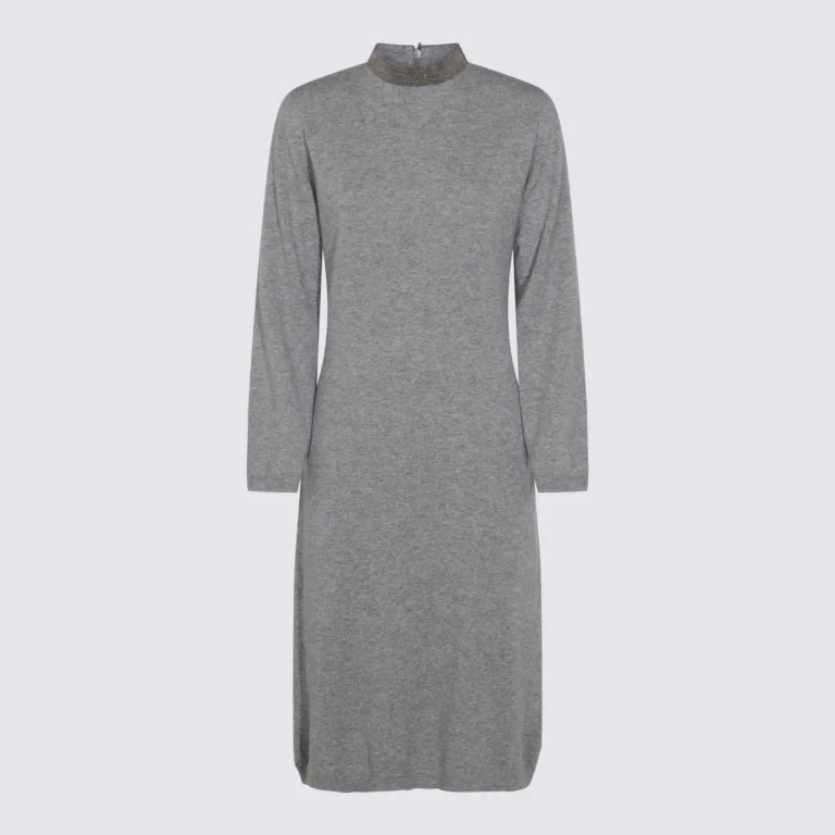 Miu Miu Grey Wool Dress