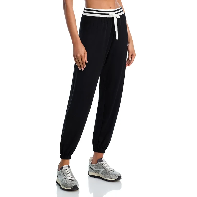 Splits59 Andie Oversized Fleece Sweatpant With Stripe