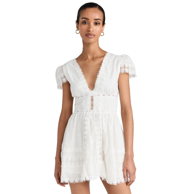 Peixoto Piper Dress White L