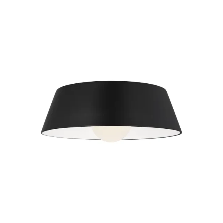 Joni 1-Light 6.20"H LED Flush Mount in Matte Black