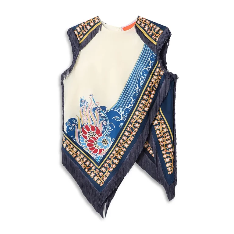 La DoubleJ Silk Scarf Top
