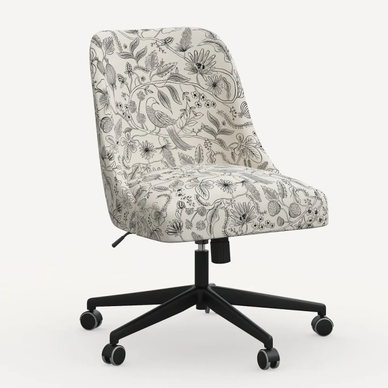 Oxford Aviary Cream & Black Office Chair