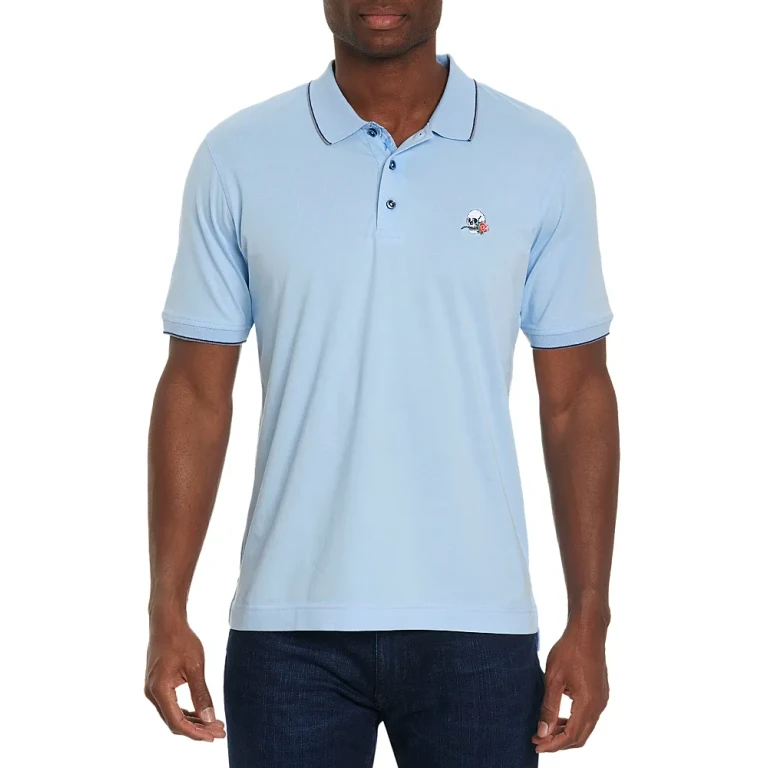Robert Graham Rossi Short Sleeve Knit Polo Shirt - Exclusive