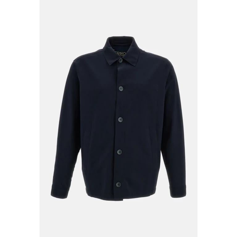 Veste chemise Herno bleue