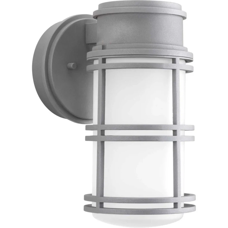 Textured Graphite LED Wall Lantern from the Bell Led Collection
