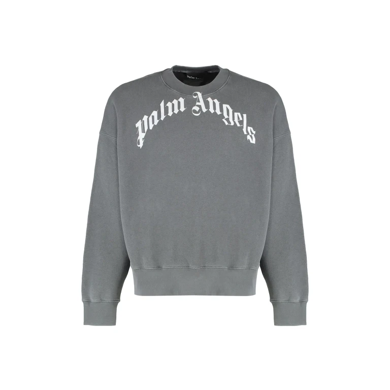 Palm Angels Sweatshirt In Cotton With Logo