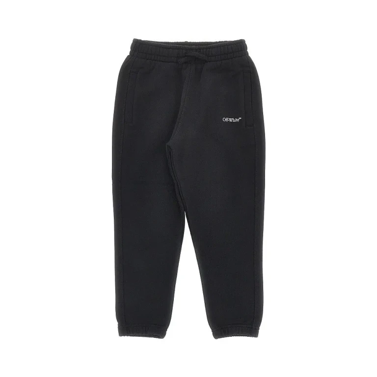 OFF WHITE Diag print sweatpants Kids 8Y