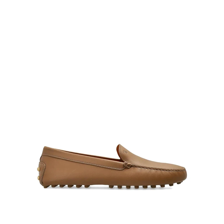Tod's Cappuccino Leather Loafers