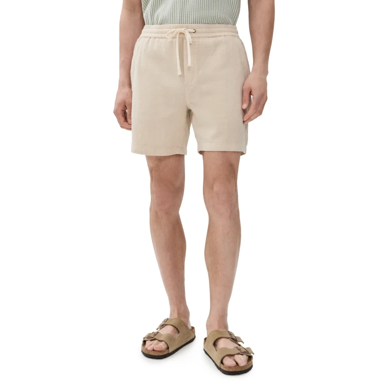 Marine Layer Saturday Beach Shorts 6 Sand M