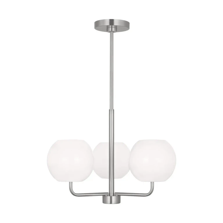Brushed Steel Chandelier from the Rory Collection