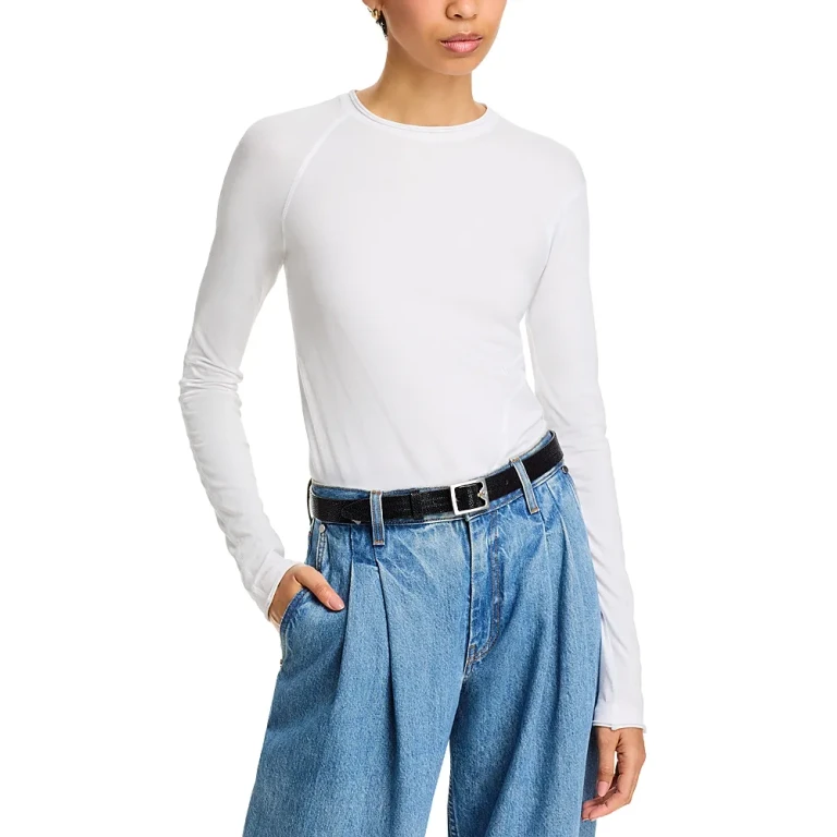 Helmut Lang Long Sleeve Spliced Top