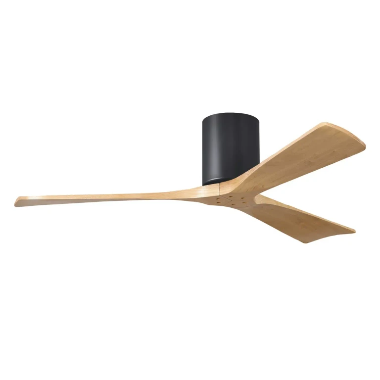 Matte Black 52" Ceiling Fan from the Irene-3H Collection