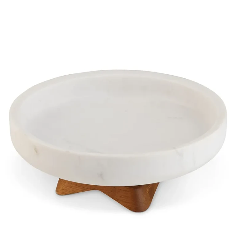 Nambe Chevron Fruit/Centerpiece Bowl