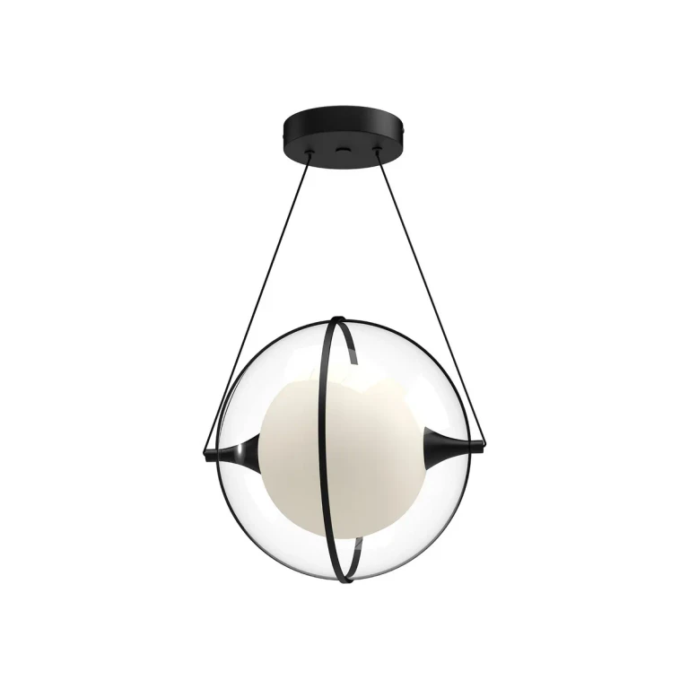 Black LED Pendant from the Aries Collection