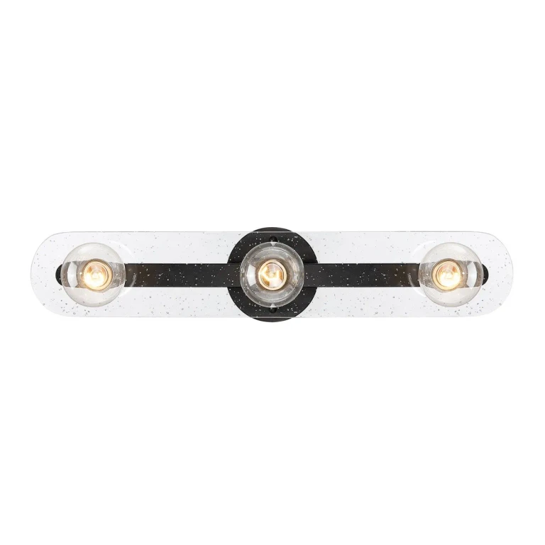 Demi 3-Light Bathroom Vanity Light in Matte Black