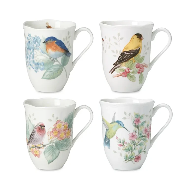 Lenox Butterfly Meadow Mugs, Set of 4