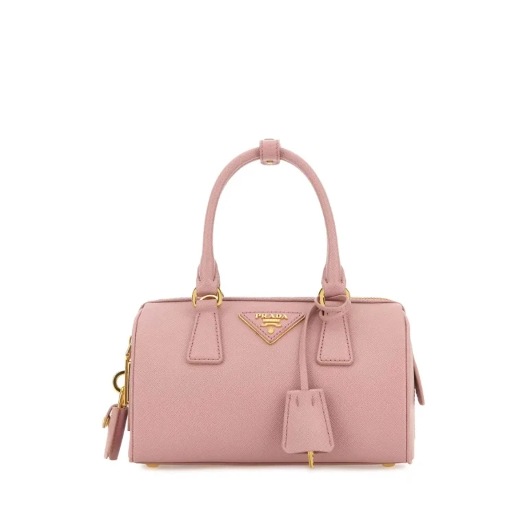 Pink Leather Handbag