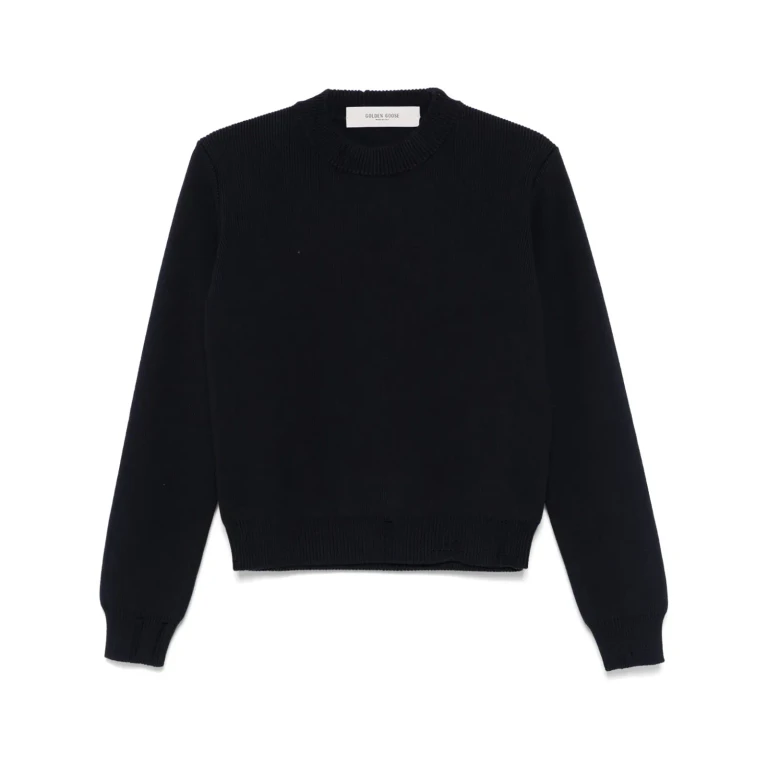 Golden Goose Pull Col Rond - Noir