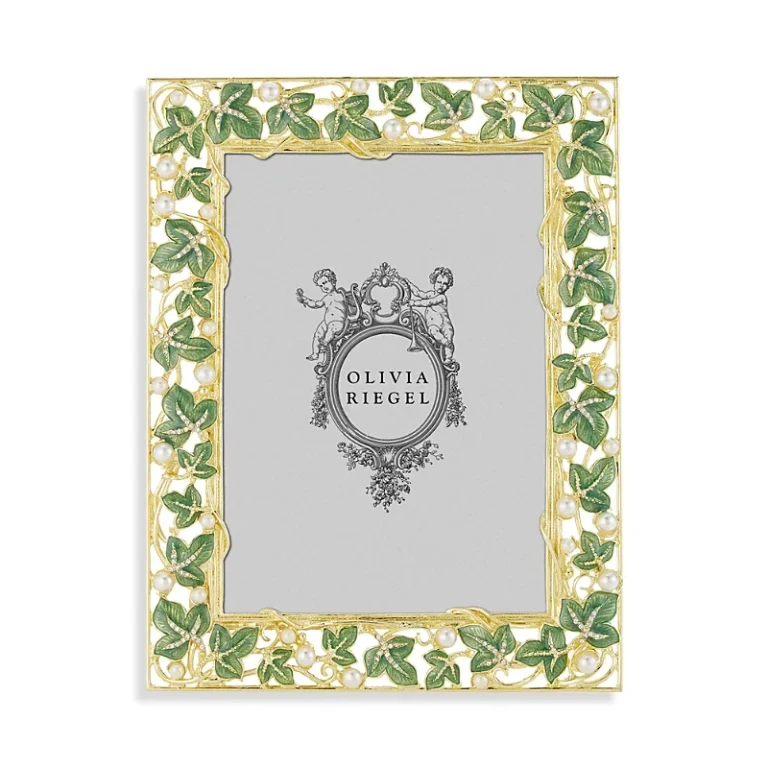 Olivia Riegel Gold Tone Ivy Frame, 5 x 7