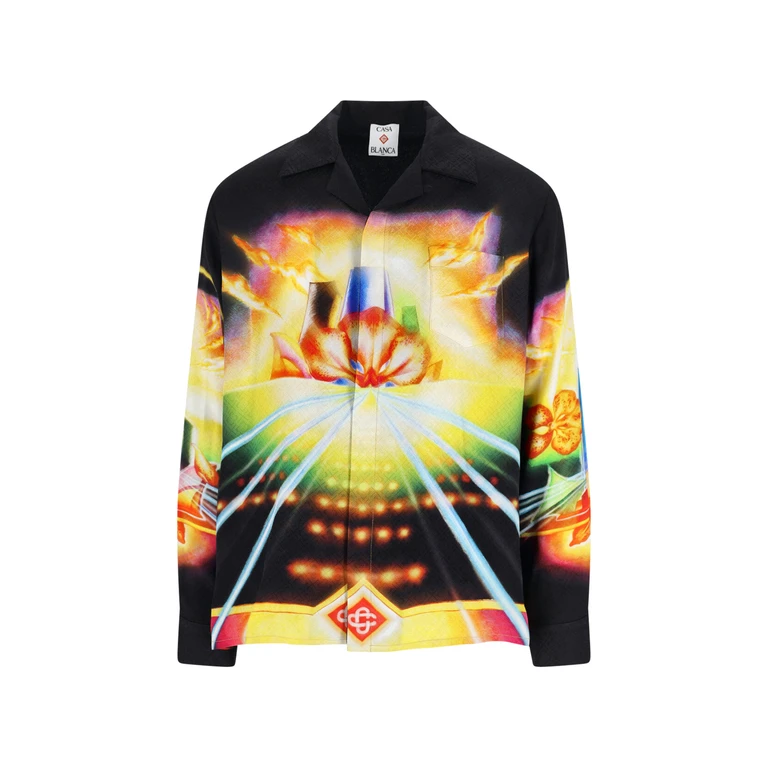 Casablanca Shirts Multicolour Silk - Men