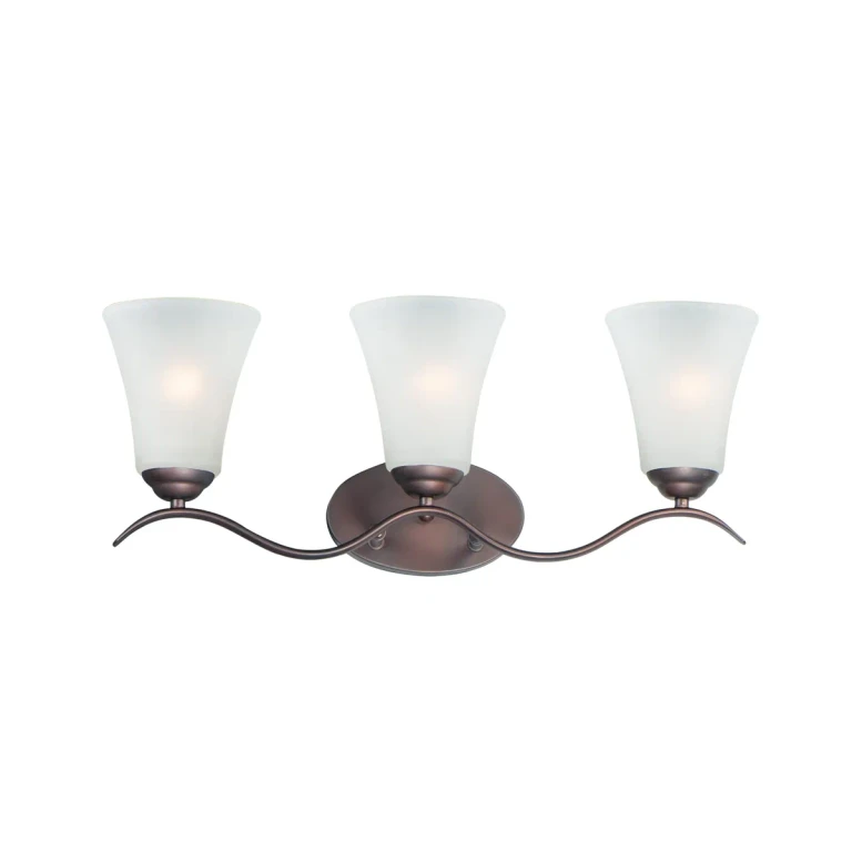 Maxim Vital 3-Light Bathroom Vanity Light in Oil Rubbed Bronze - 12083FTOI