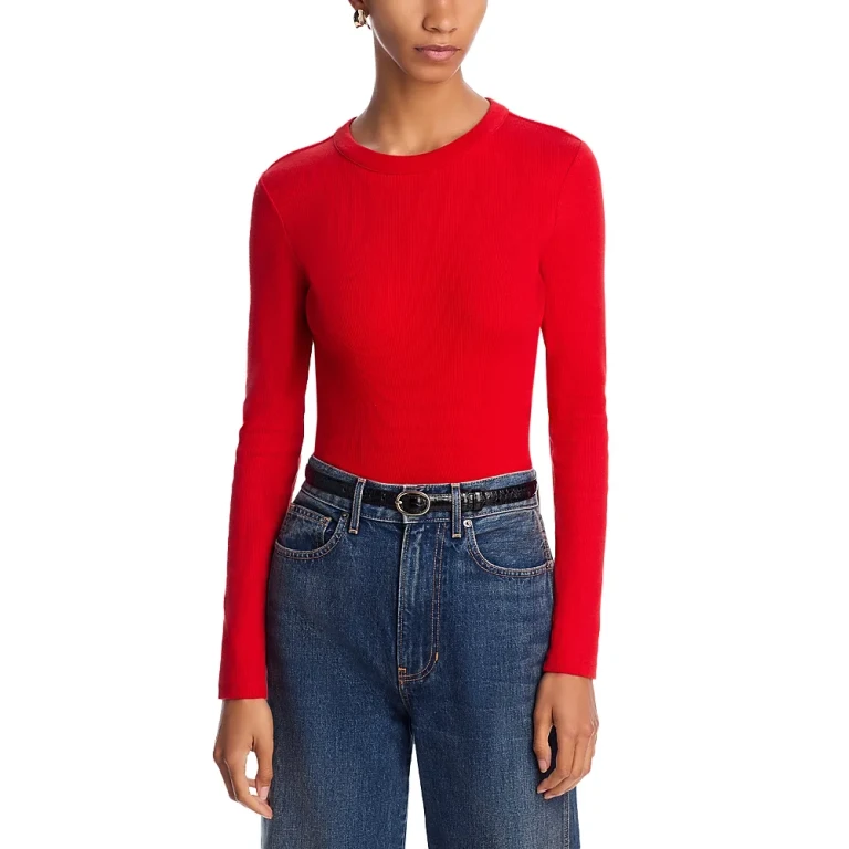 Veronica Beard Pruitt Long Sleeve Tee