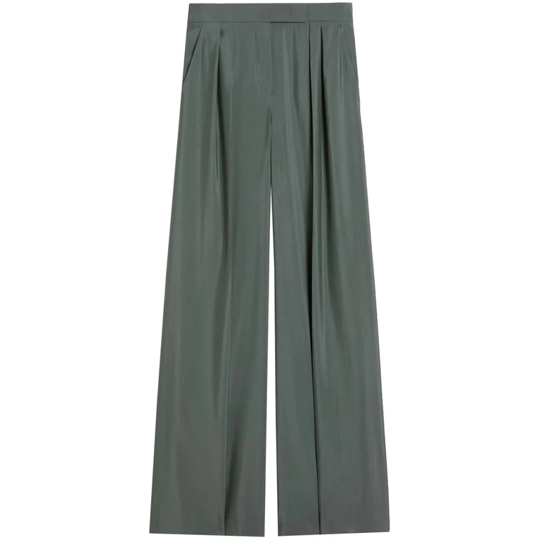 Max Mara Giallo Green Pantaloni - Women