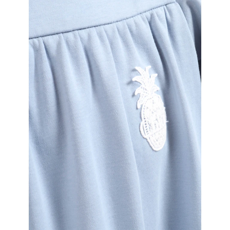 Chloé Cotton Jersey Dress With Ruffle Sleeves For Girls