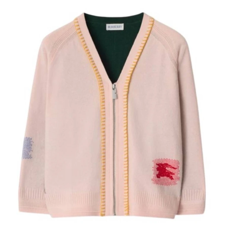 Burberry Kids Willis Ekd Cashmere Cardigan