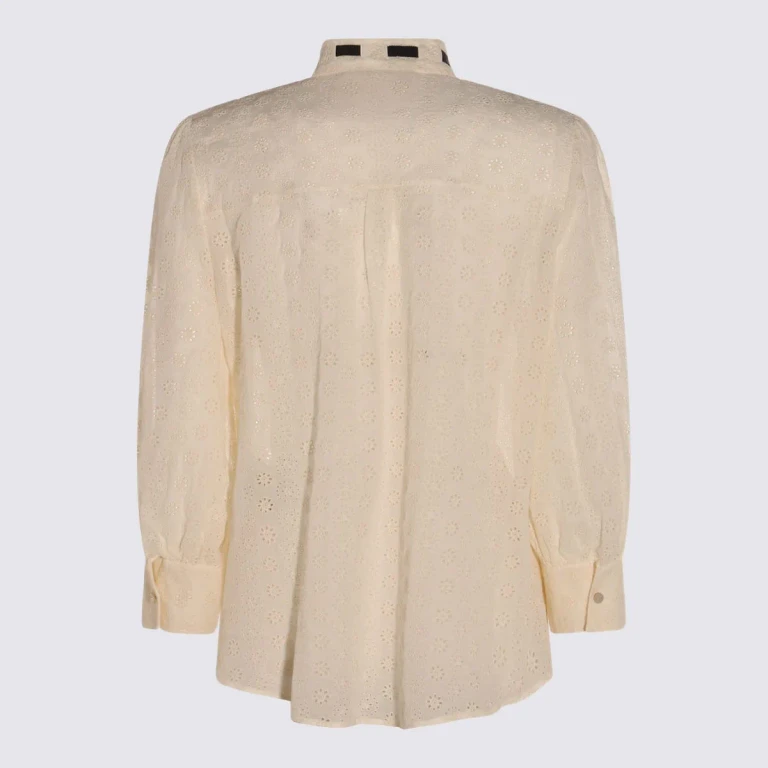 Marine Serre White Cotton Shirt