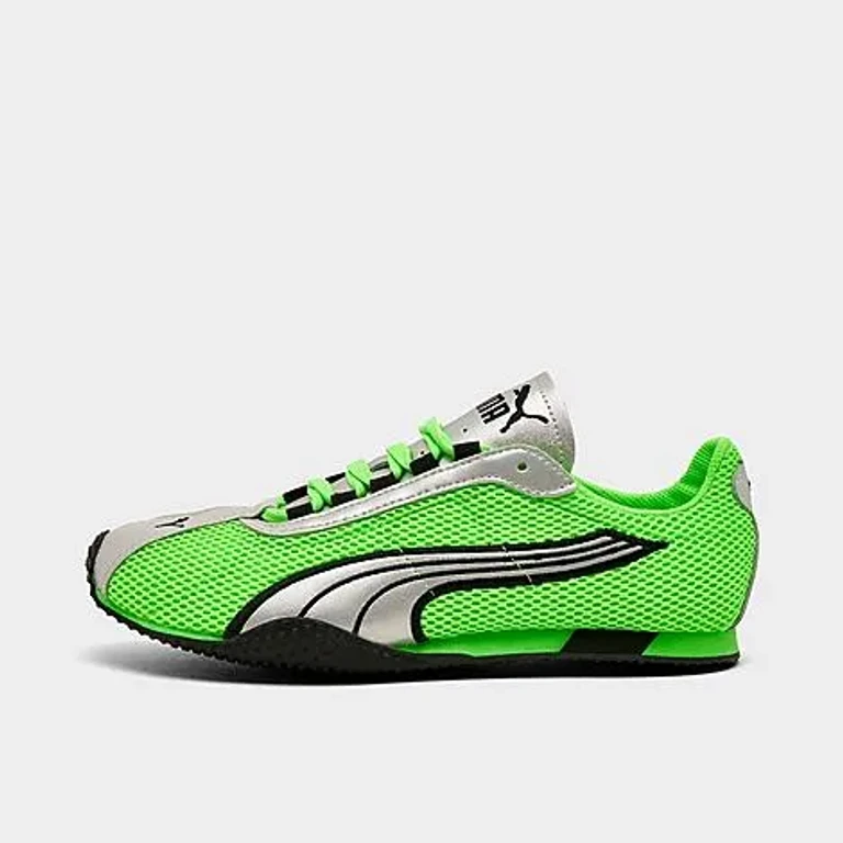 Big Kids Puma H-Street OG Casual Shoes in Fizzy Green/Puma Silver Size: 4.0