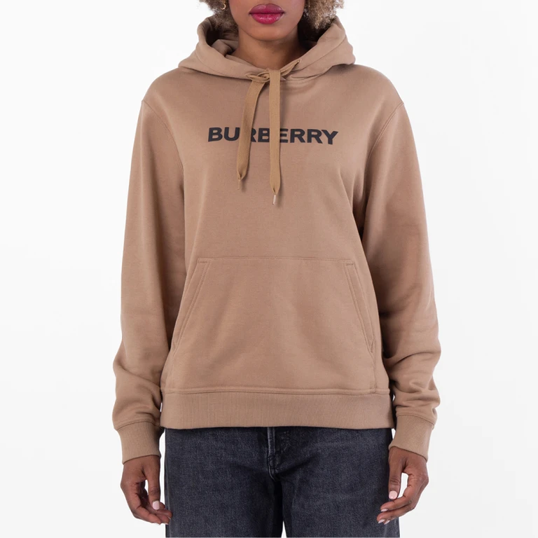 Burberry Logo Detailed Drawstring Hoodie
