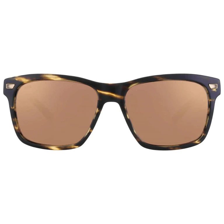 Costa Del Mar ARANSAS Gold Mirror Polarized Glass Square Mens Sunglasses 6S2005 200515 58