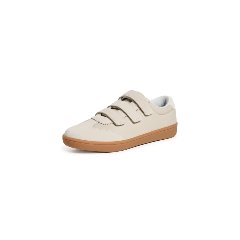 Keds Ace II Velcro Leather Sneakers Oatmeal 9.5