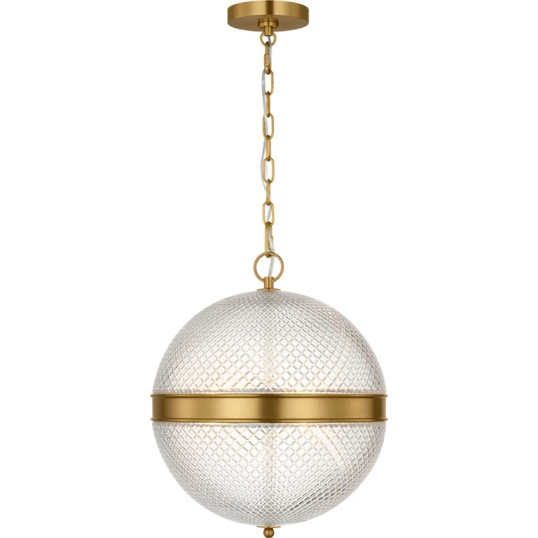 Burnished Brass Pendant from the Lucinda Collection