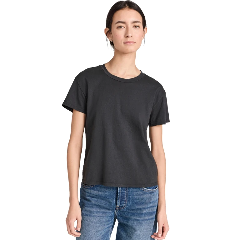 perfectwhitetee Harley Cotton Boxy Crew Tee White XL