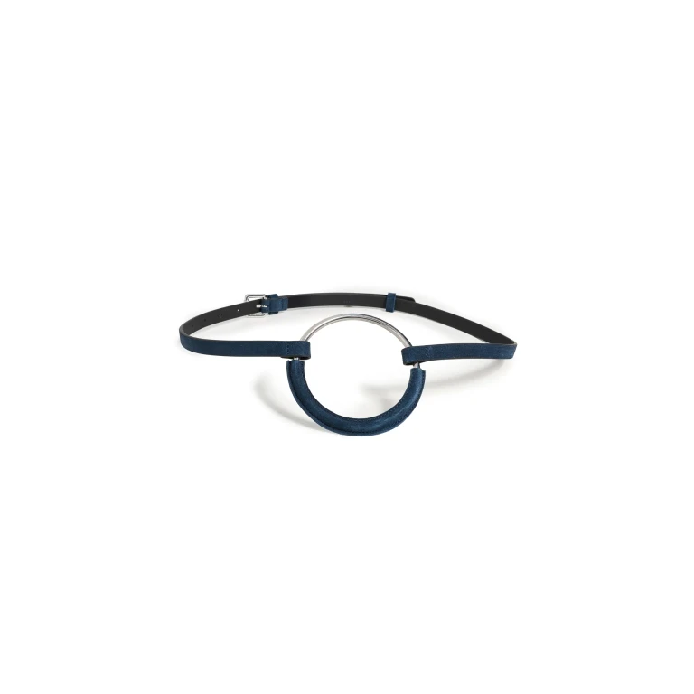 Rachel Comey Low Hip Wrapped Landlord Belt Dark Indigo XL