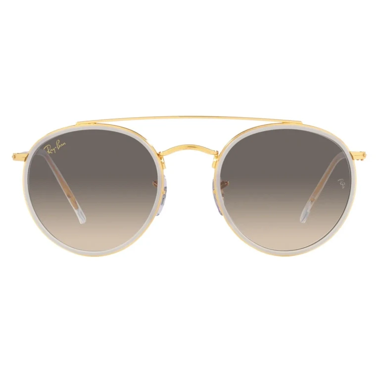 Ray Ban Clear Grey Round Unisex Sunglasses RB3647N 923632 51