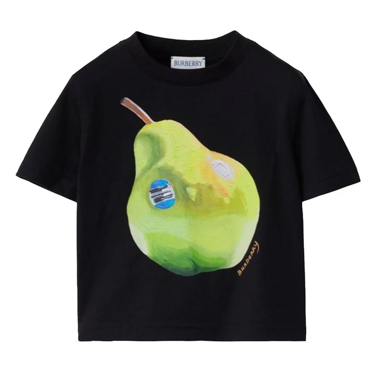 Burberry Toddler Cedar Pear Print Cotton T-Shirt