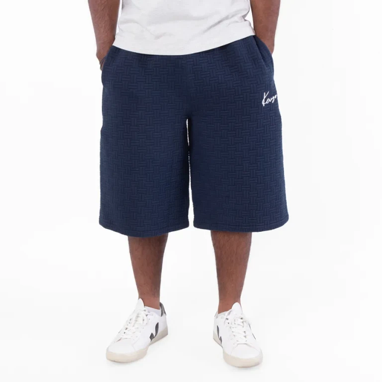 Kenzo Logo Embroidered Oversized Shorts