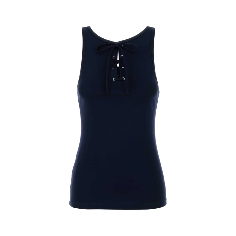 Camiseta de tirantes de algodón Prada